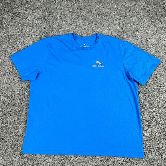 Tommy Bahama Shirt Mens Extra Large Blue Rummer On First Cocktail Baseball - Picture 6 of 9